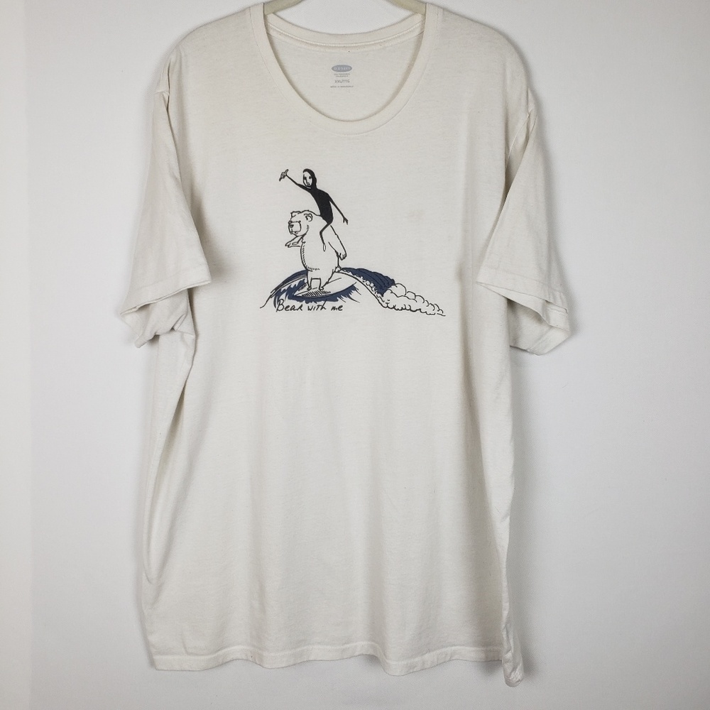 "Old Navy" Graphic Tee Shirt "Bear with Me"
